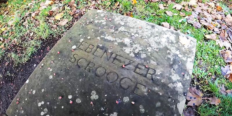 Ebenezer Scrooge: Born From A Gravestone Misreading