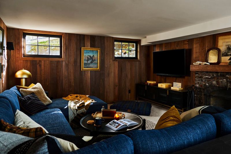 Wood Paneling in Family Rooms