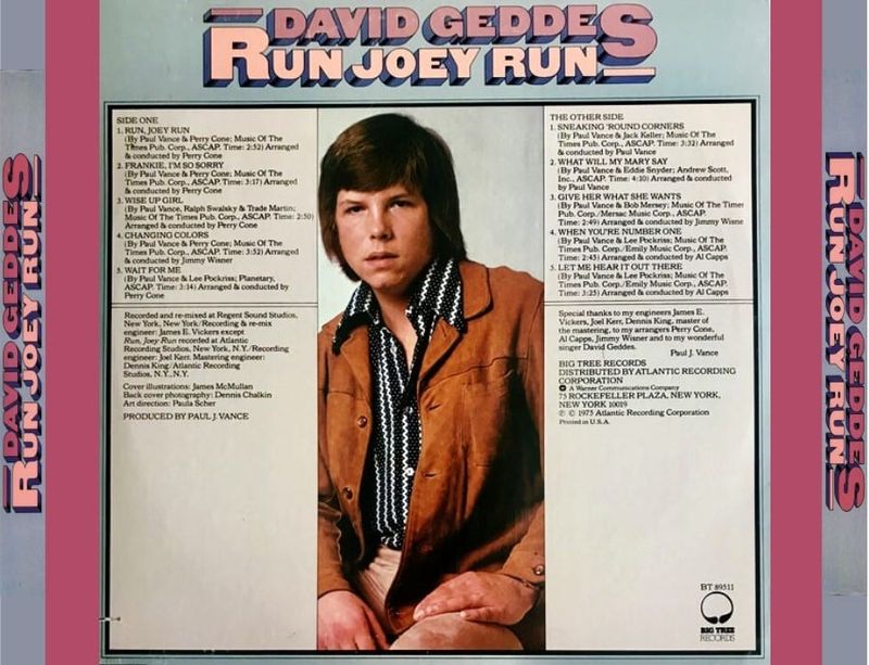 “Run Joey Run” – David Geddes (1975)