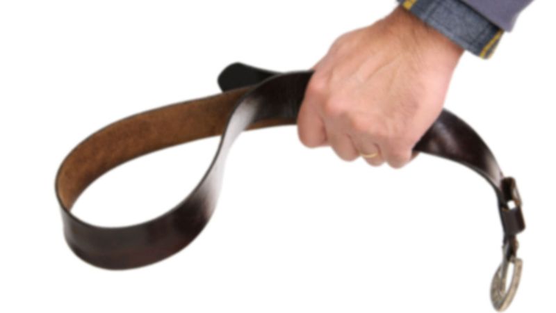 Parents Spanking Children with Belts or Switches