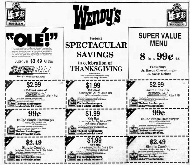 Wendy’s Didn’t Have a Dollar Menu at First