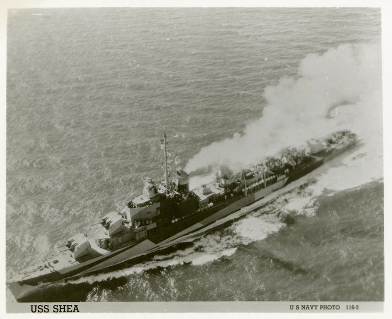 The USS Shea Was Awarded a Navy Unit Commendation