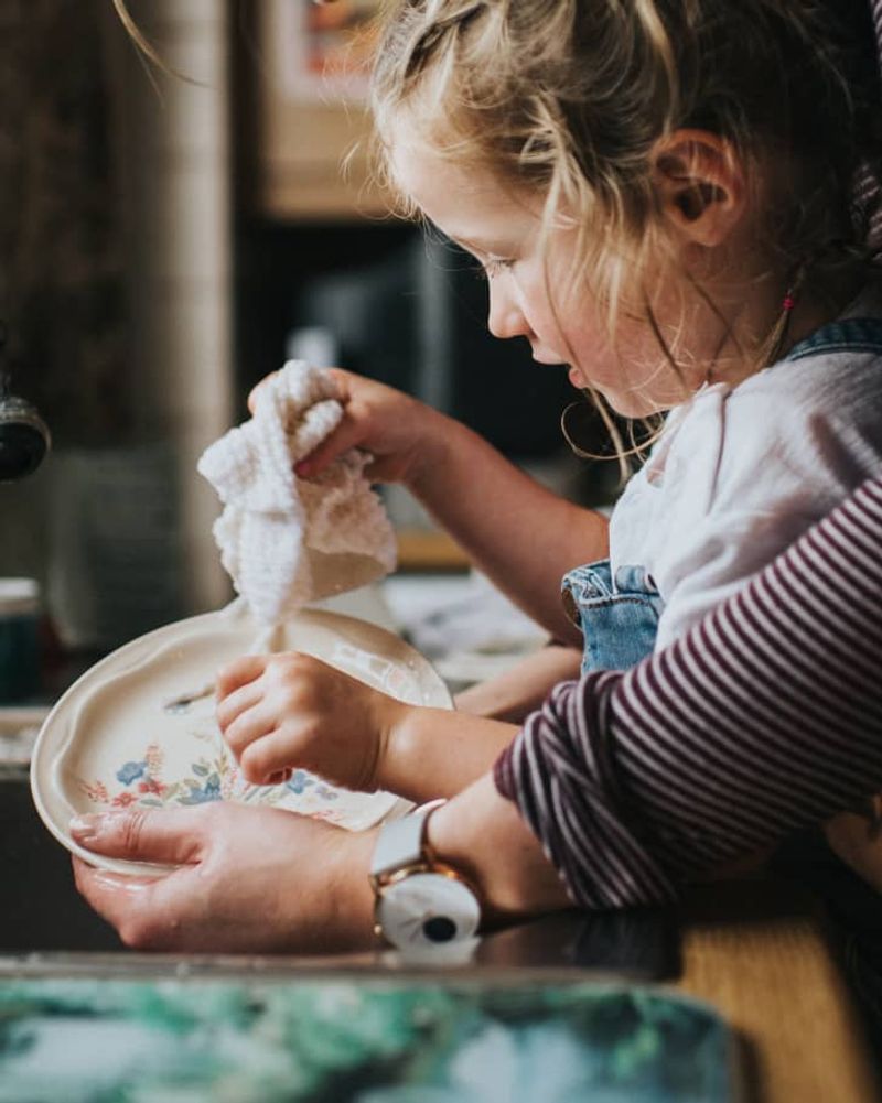 Hand-Washing Dishes