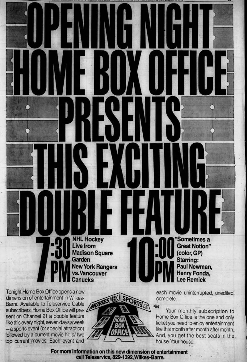 It Started with a Single Movie and a Hockey Game