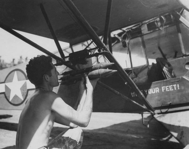 His Plane Was Never Meant for Combat