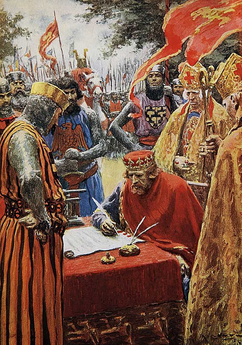 1215 – Signing of the Magna Carta