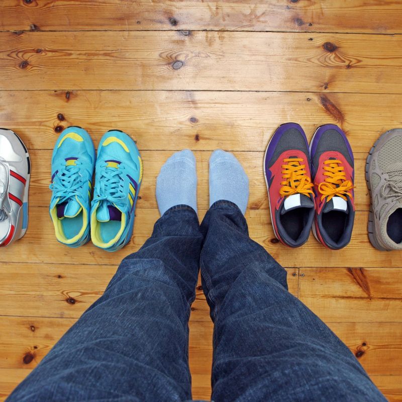Wearing Shoes Inside the House