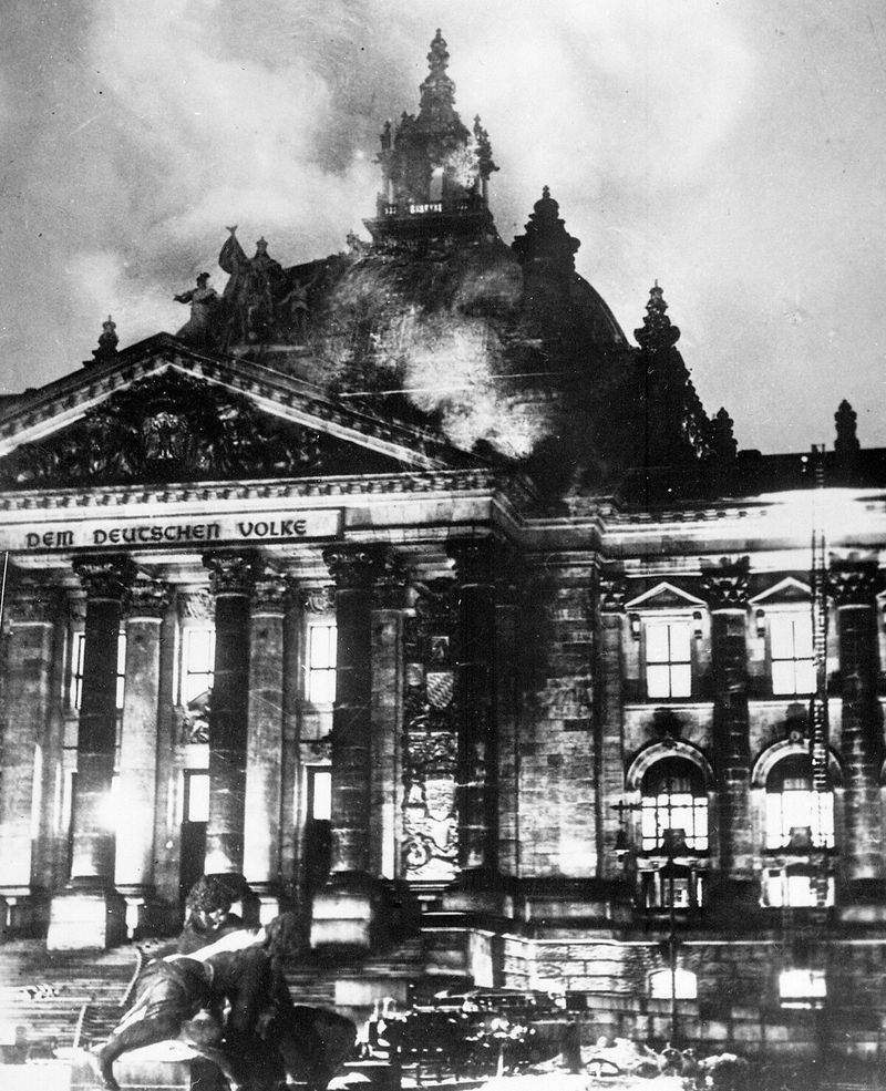 1933: Appointed Chancellor, then seizes absolute power after the Reichstag fire