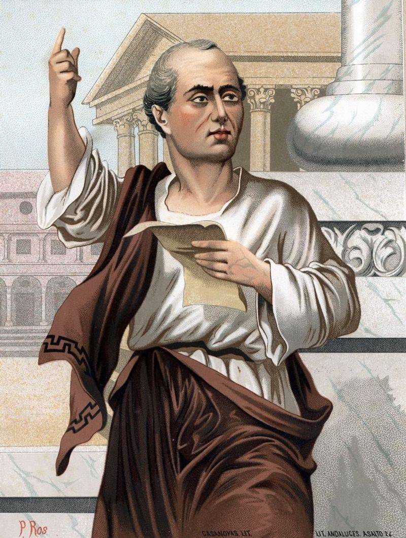 Cicero (106–43 BCE) – Rome's greatest orator, whose speeches defended republicanism and influenced Western rhetoric.