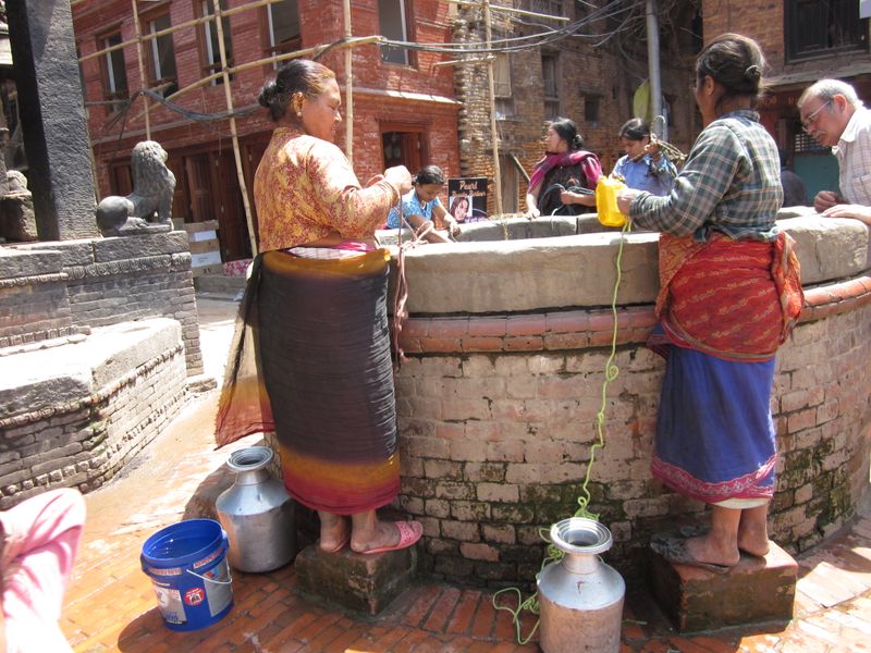 Hauling Water from the Well
