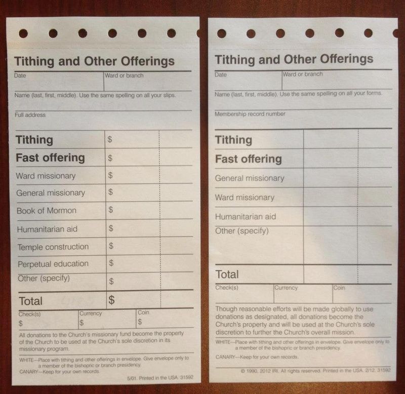 8. Tithing 10% of Income