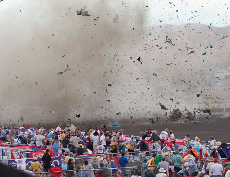 The Aircraft Disintegrated on Impact