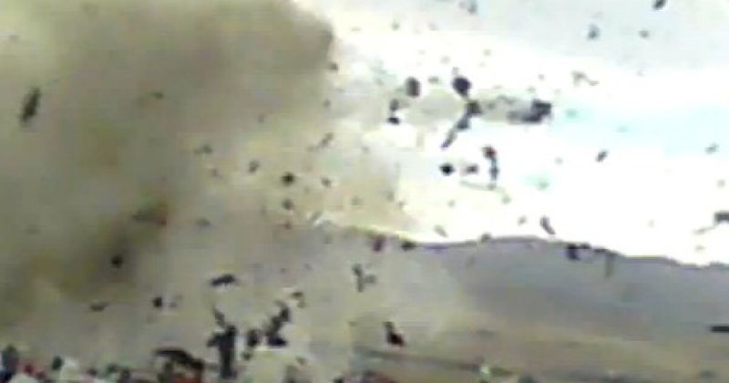 The Moment Was Captured on Live Cameras