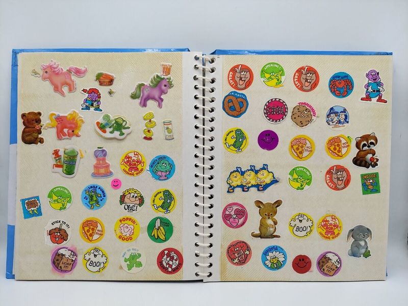 Sticker Albums Bursting with Scented Treasures