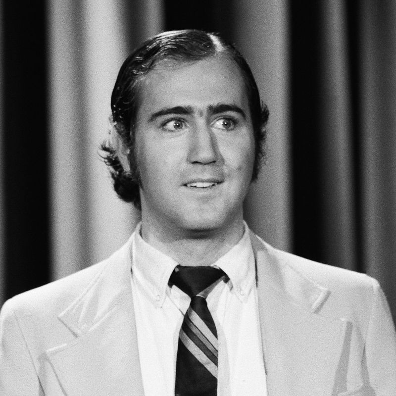 Andy Kaufman, American actor and comedian, 1984