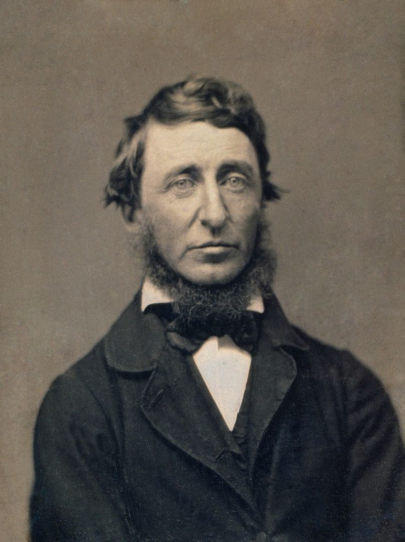Henry David Thoreau, American essayist and philosopher, 1862