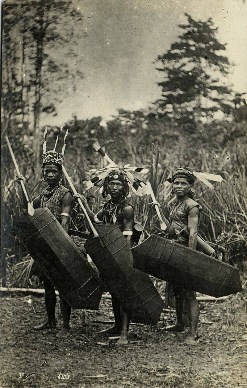 Dayak Warriors, Borneo 