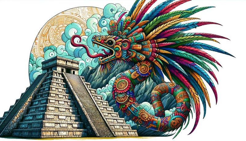 Quetzalcoatl (Aztec Feathered Serpent)