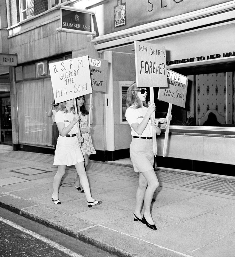 Mini Skirts in the Protest Movement