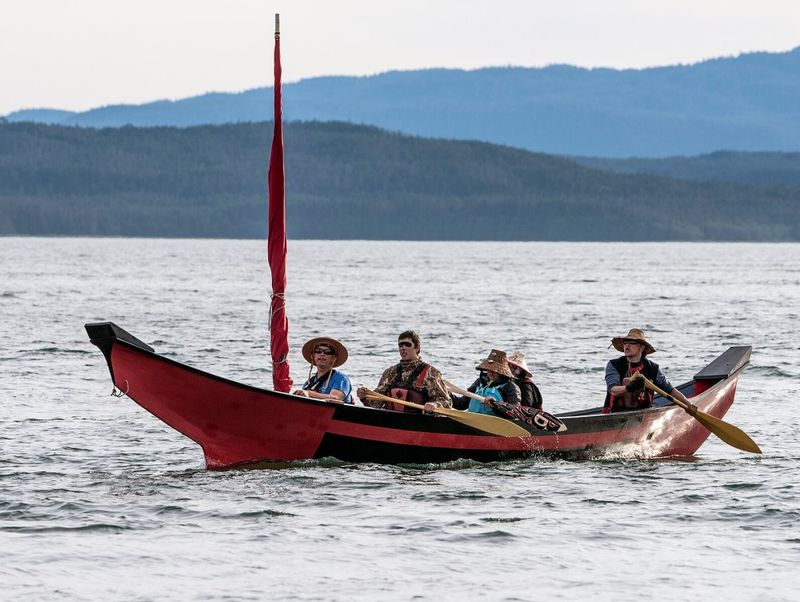Tlingit Canoe Ceremony, Alaska 