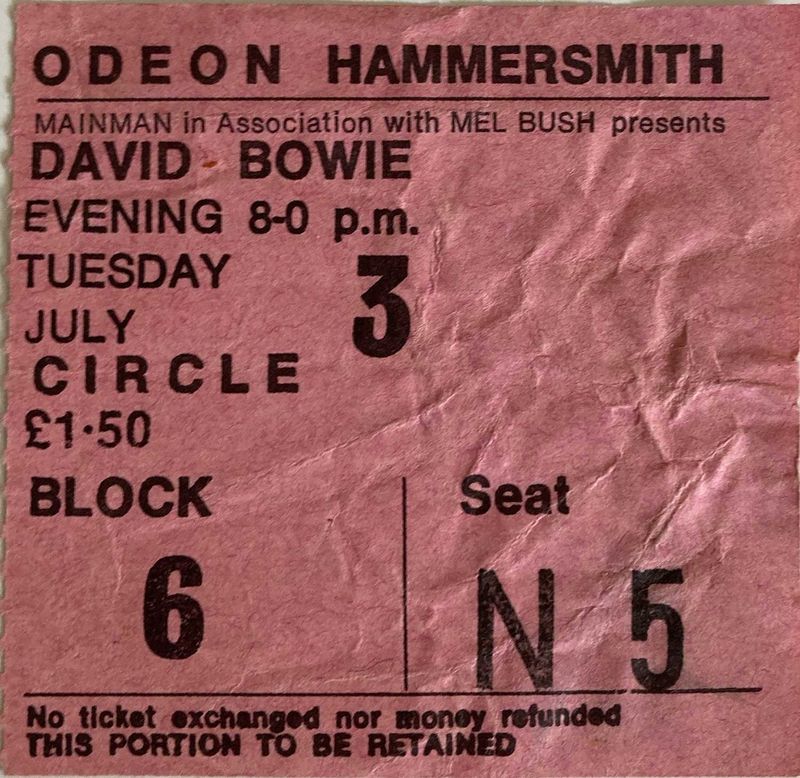 David Bowie’s Ziggy Stardust Farewell (London, 1973)