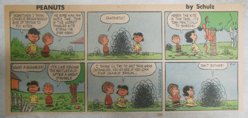 Trading Comic Strips from the Sunday Paper