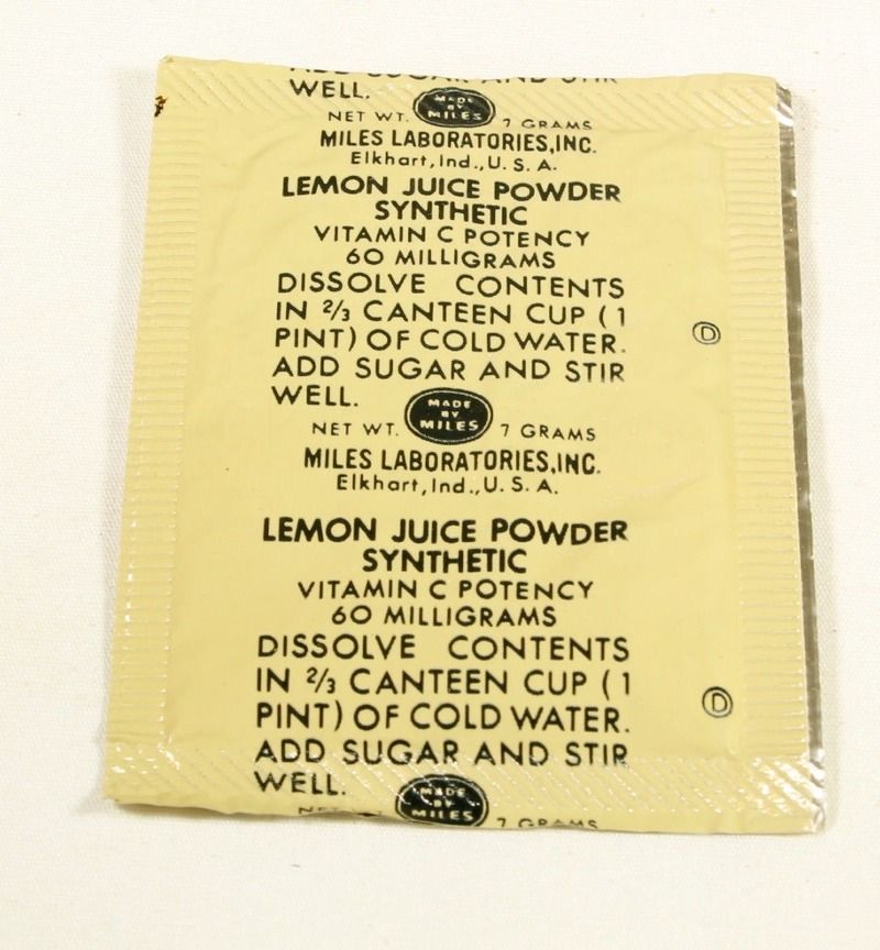 Lemonade Powder (U.S. Cold War Era)