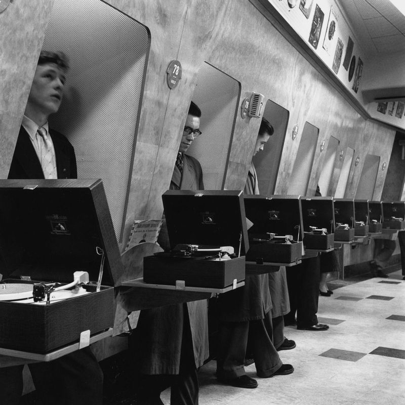 Record Store Listening Booths