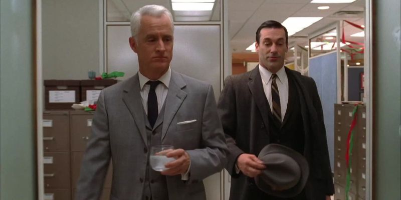 Don Draper and Roger Sterling — Mad Men