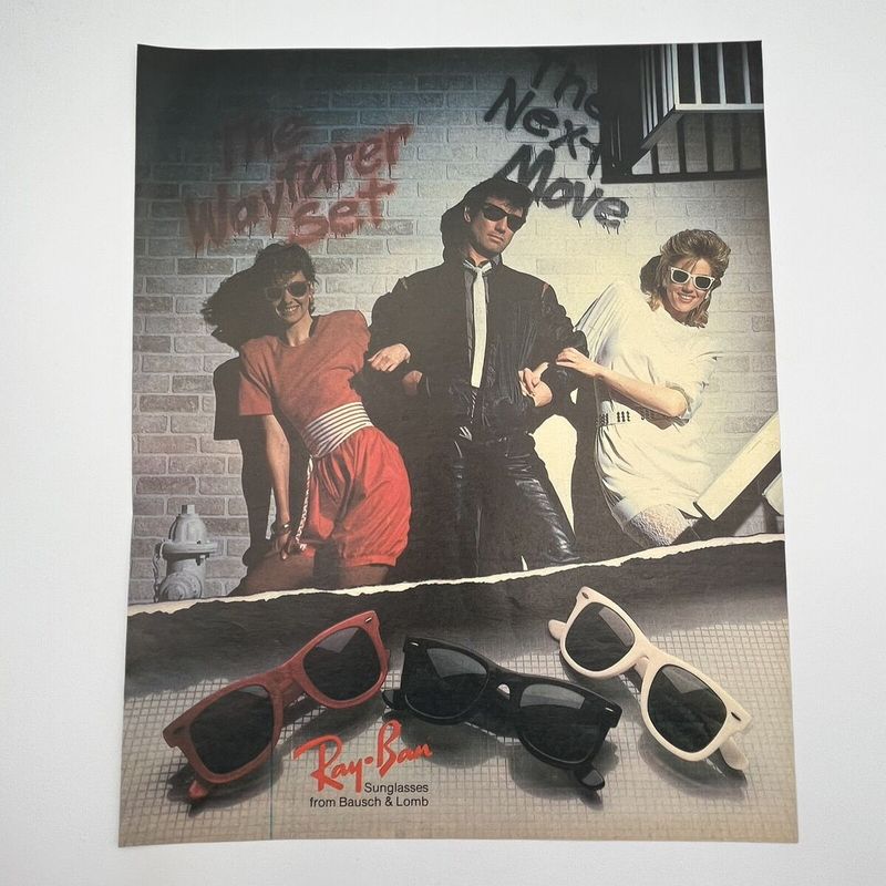 Ray-Ban Wayfarers & scrunchies