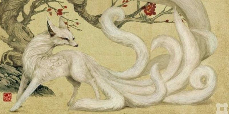 Kitsune (Japanese Nine-Tailed Fox)