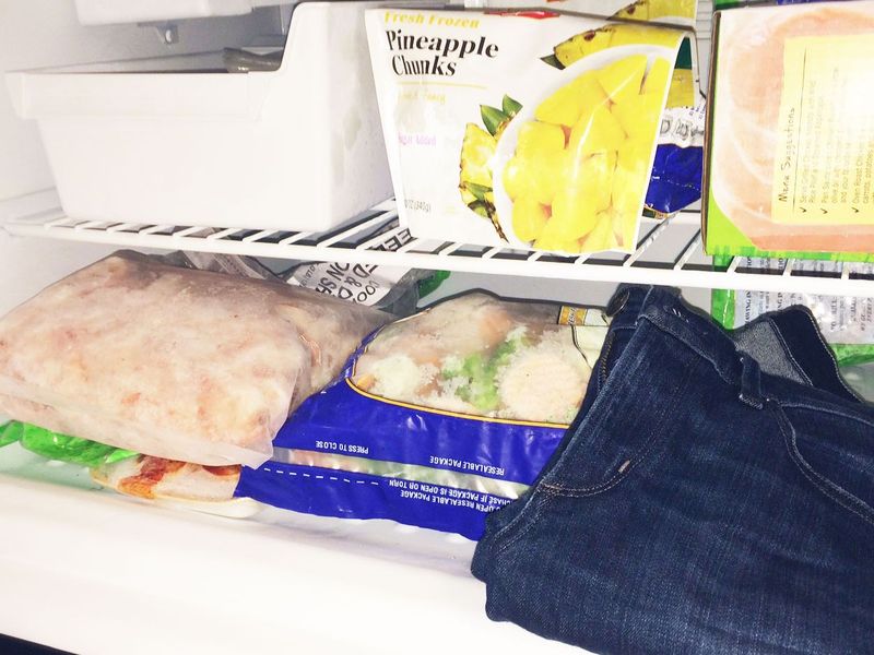 Freeze Jeans Instead of Washing Them
