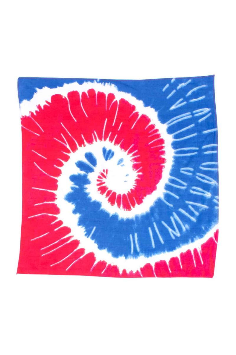 Tie-dye bandanas