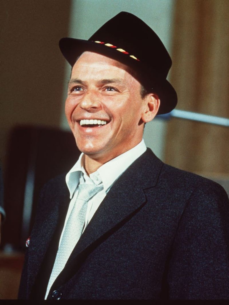 Frank Sinatra, American singer and actor, 1998