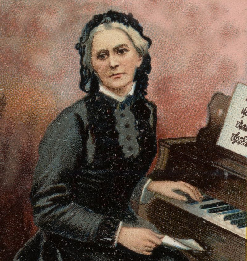 Clara Schumann, German pianist and composer, 1896