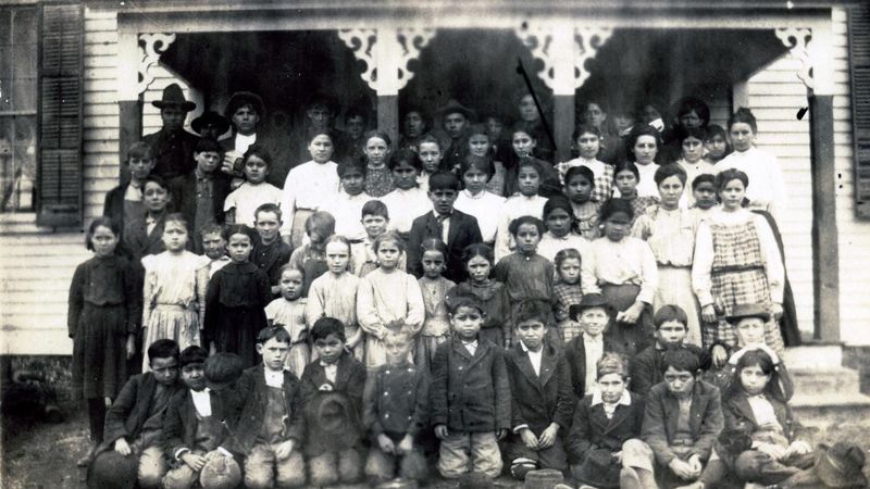 Cherokee School Children, Oklahoma, USA