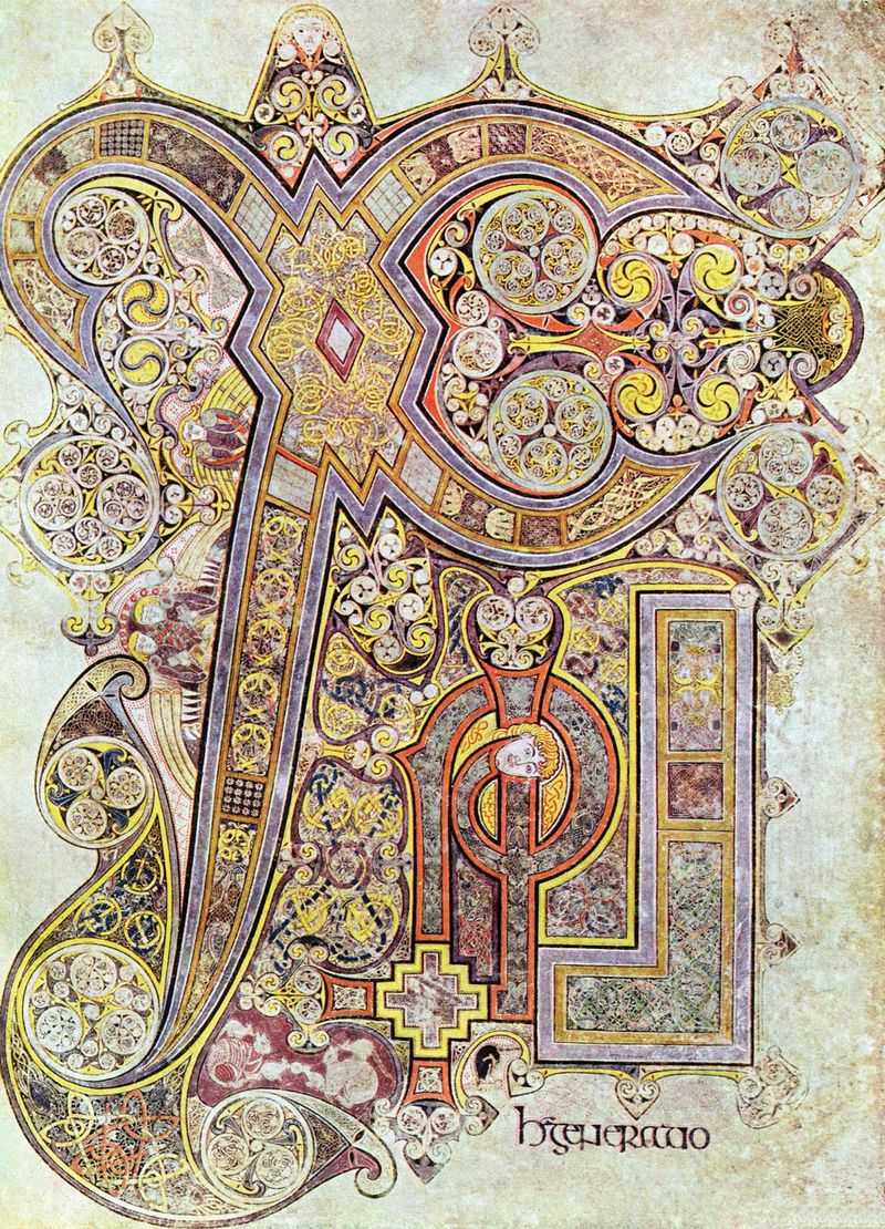Book of Kells (Ireland, c. 800 CE)