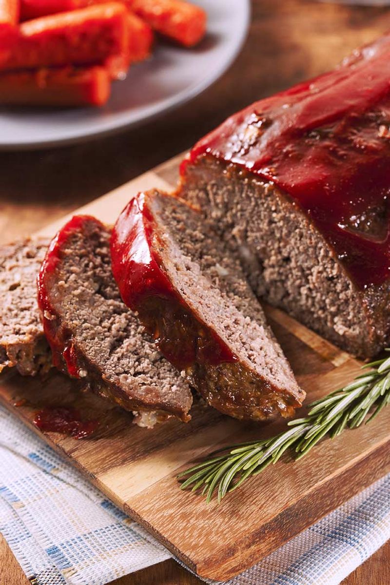 Mom’s Meatloaf with Glaze