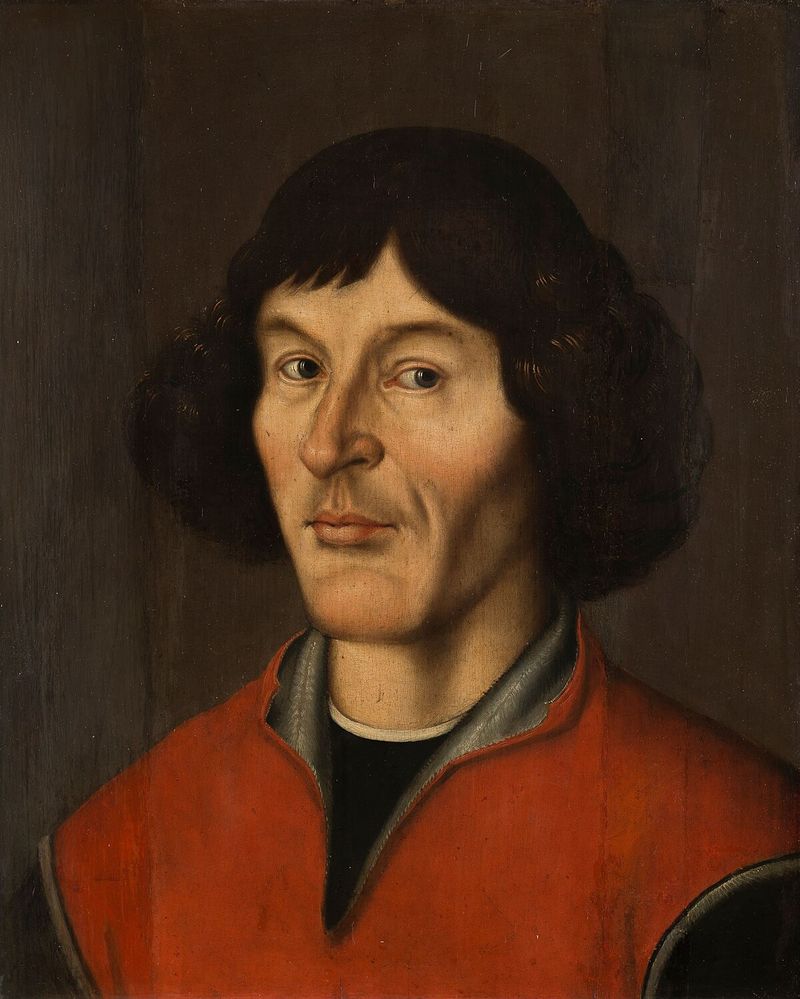 Nicolaus Copernicus, Polish astronomer, 1543