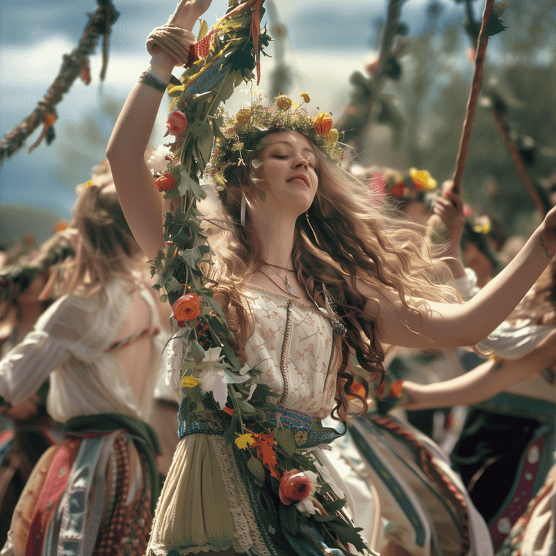 Maypole Dancing: Spring's Spiraling Celebration