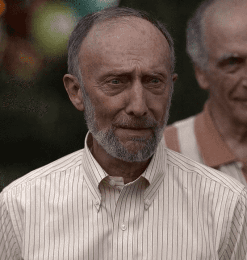 Tom Aldredge (Hugh De Angelis, Carmela's father) – Age 83