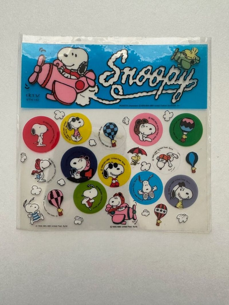Denz Stickers Featuring Snoopy’s Personas