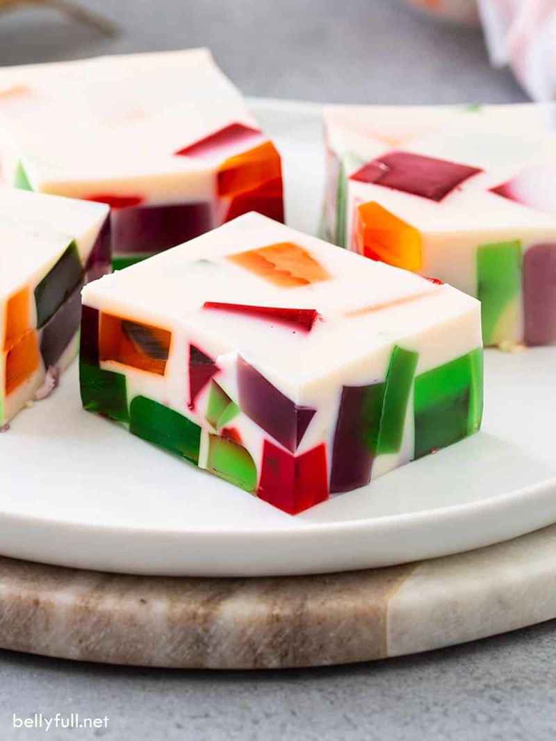 Crown Jewel Gelatin Salad: Stained Glass Dessert