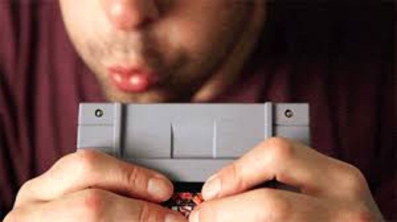 Blowing Into Nintendo Cartridges