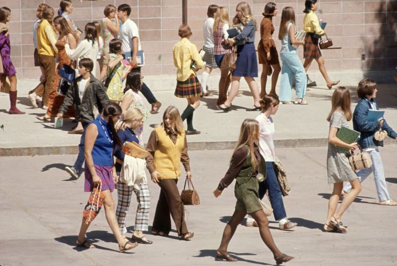 Mini Skirts Hit the American High School Halls