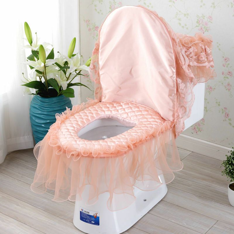 Ruffled Toilet Seat Covers