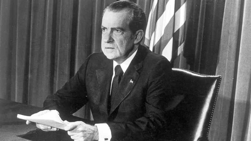 Richard Nixon's Watergate Disgrace