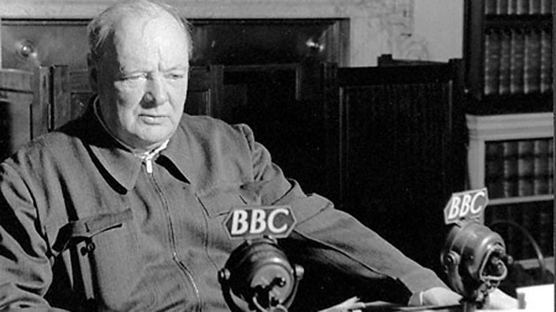 Winston Churchill (broadcast, 1940): 