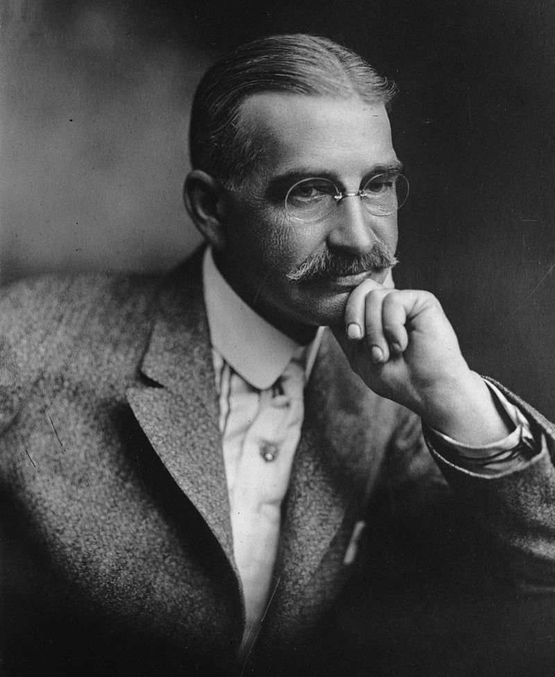 L. Frank Baum, American author of The Wonderful Wizard of Oz, 1919
