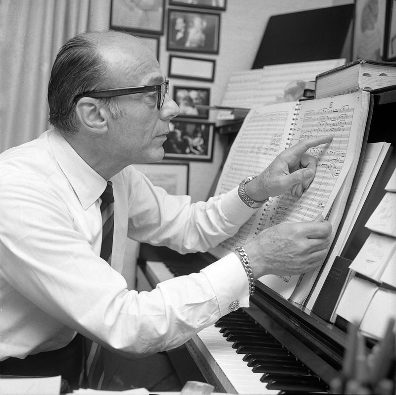 Johnny Green, American Composer and Conductor, 1989